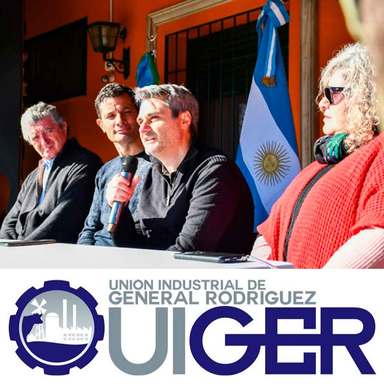 Acto por la cesión de tierras para la construcción de la "Universidad en Gral. Rodríguez"